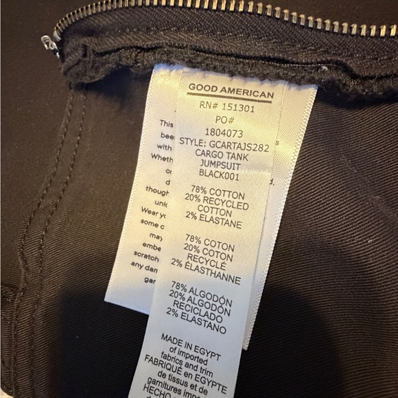 Good American twill lace up utility jumpsuits size m NWT - Picture 7 of 16